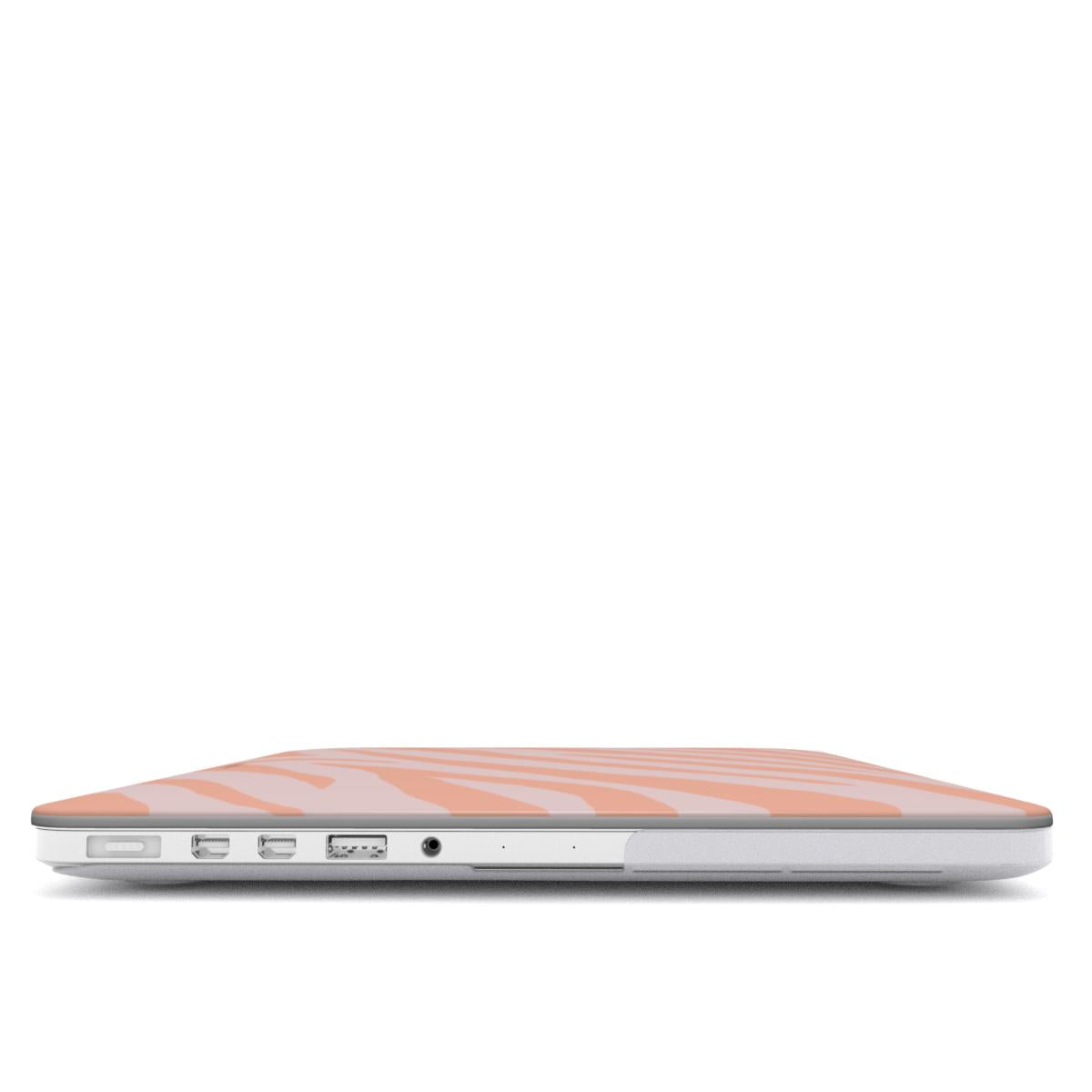 Zebra print orange MacBook Case