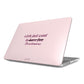 Girls just want to be millionaires pink MacBook Case