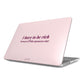 I have to be rich because I like expensive shit pink MacBook Case