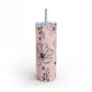 Realistic flowers pink Tumbler, 20oz