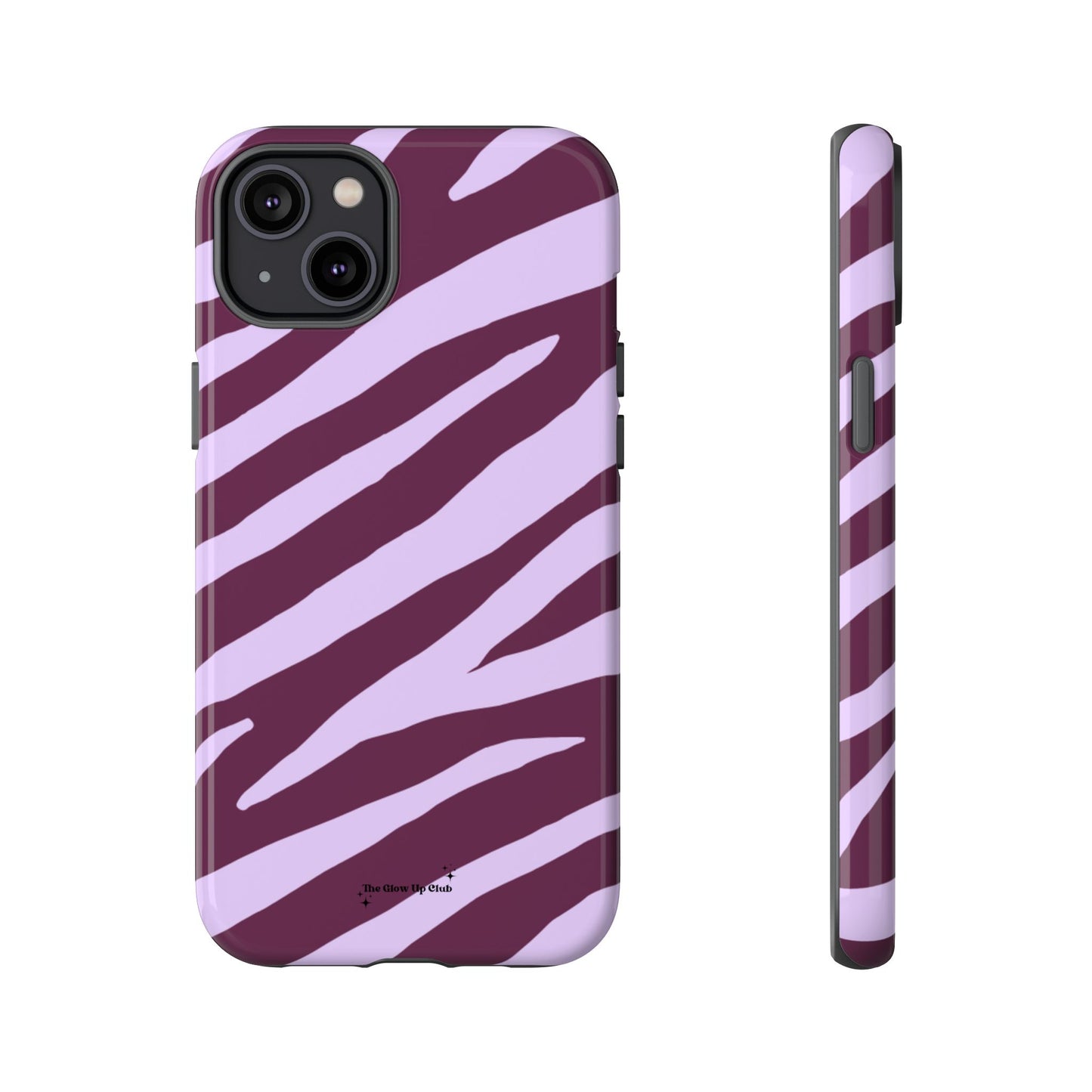 Zebra print purple - tough case