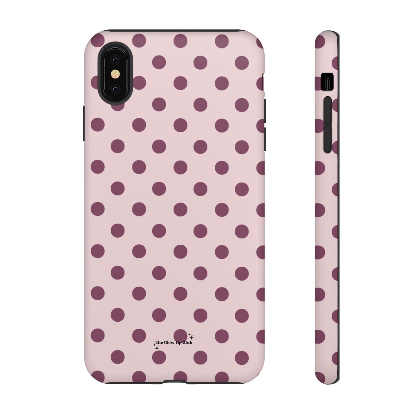 Pink and purple dots - tough case