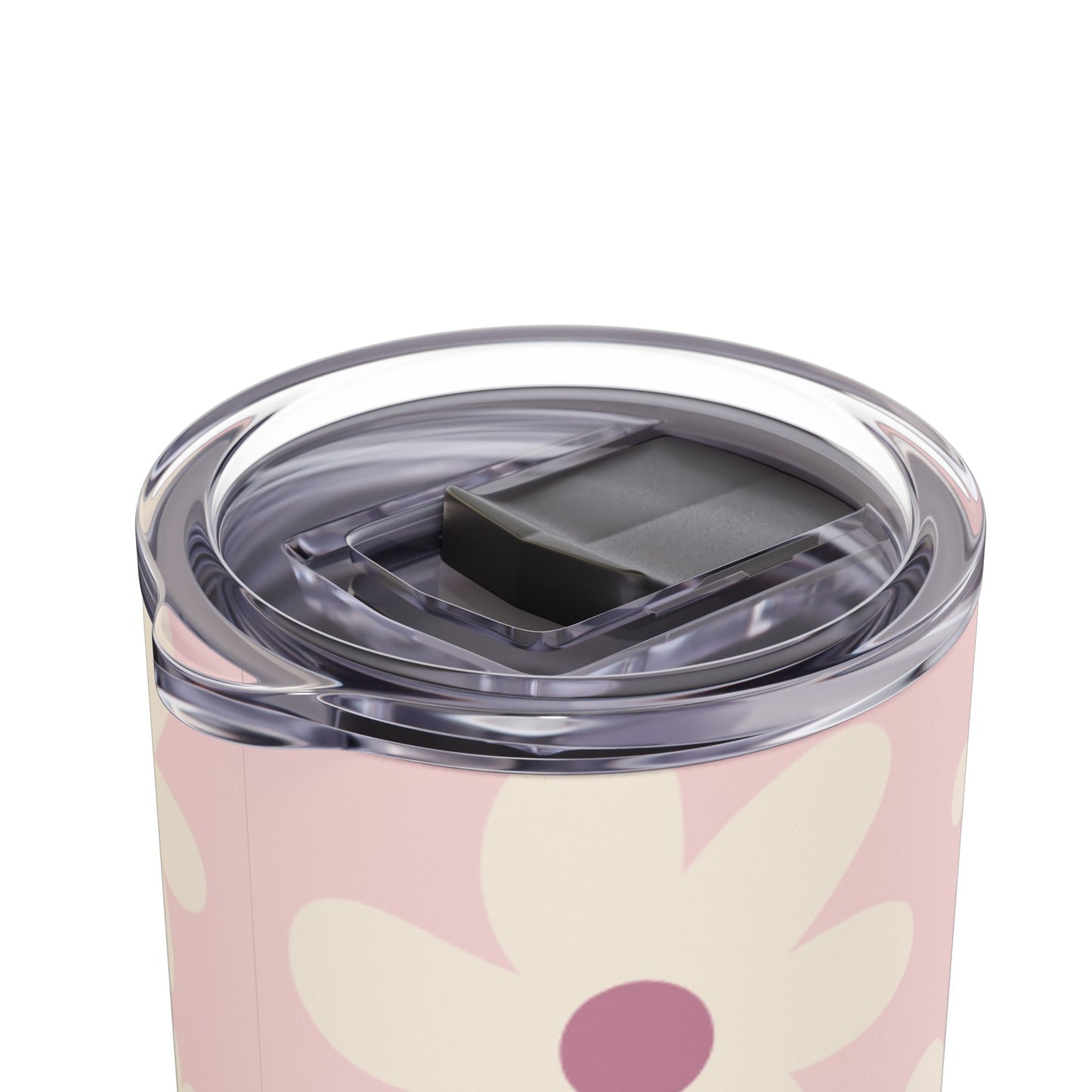 Pink floral pattern tumbler, 20oz