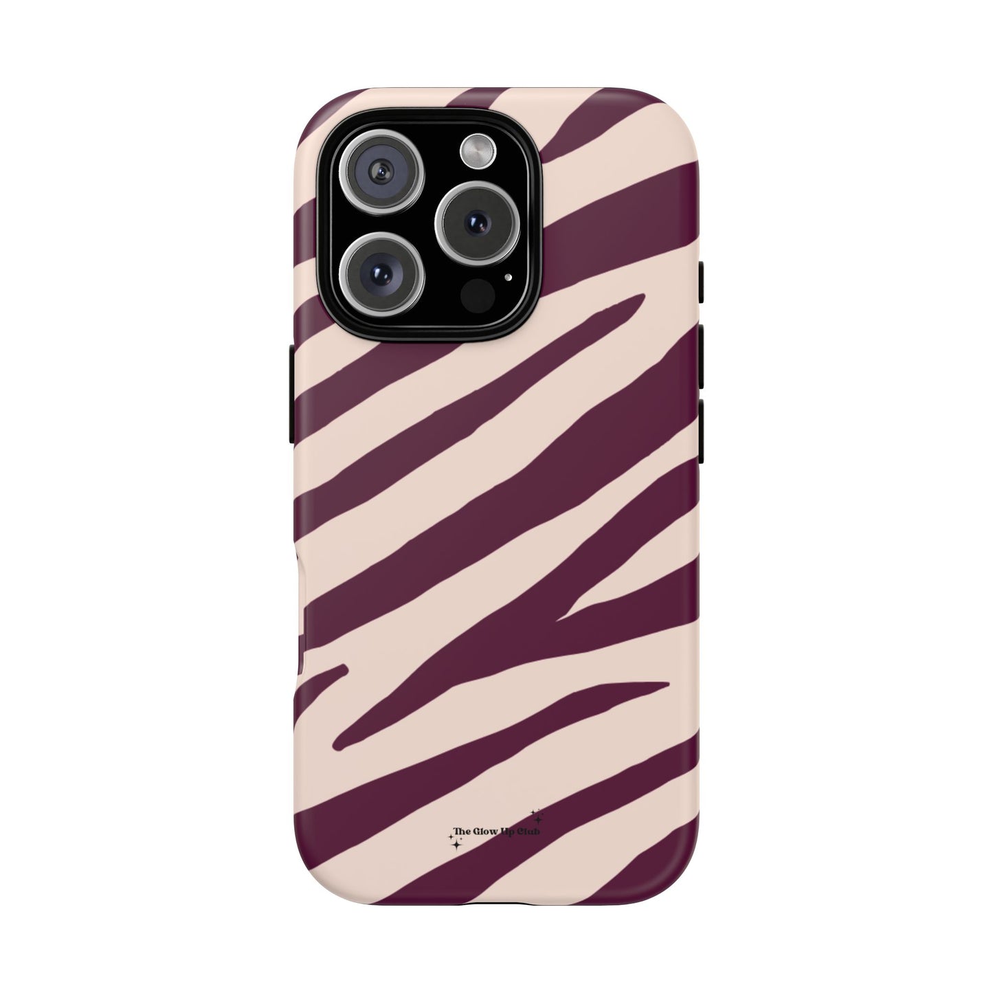 Zebra print cream - tough case