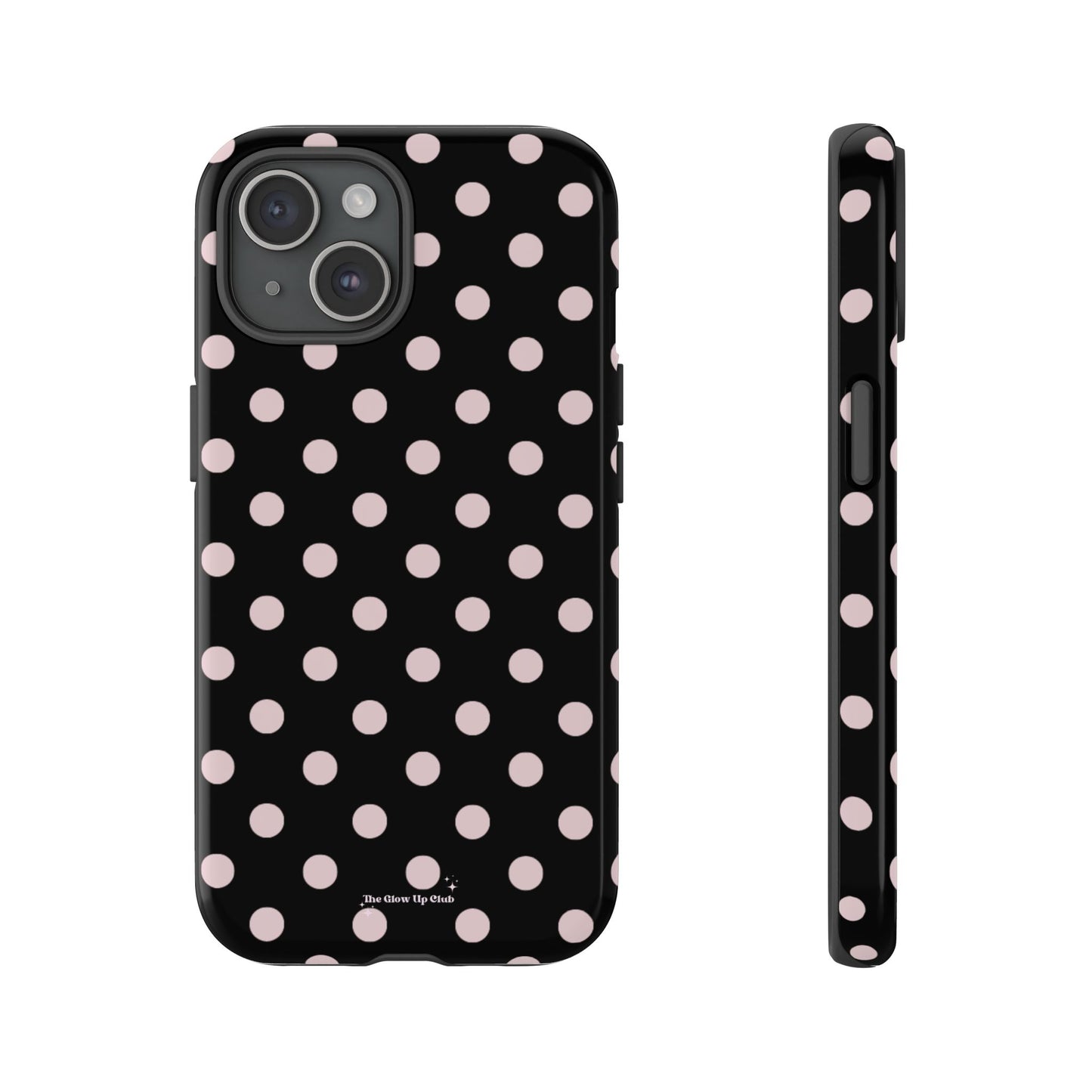 Black and pink dots - tough case