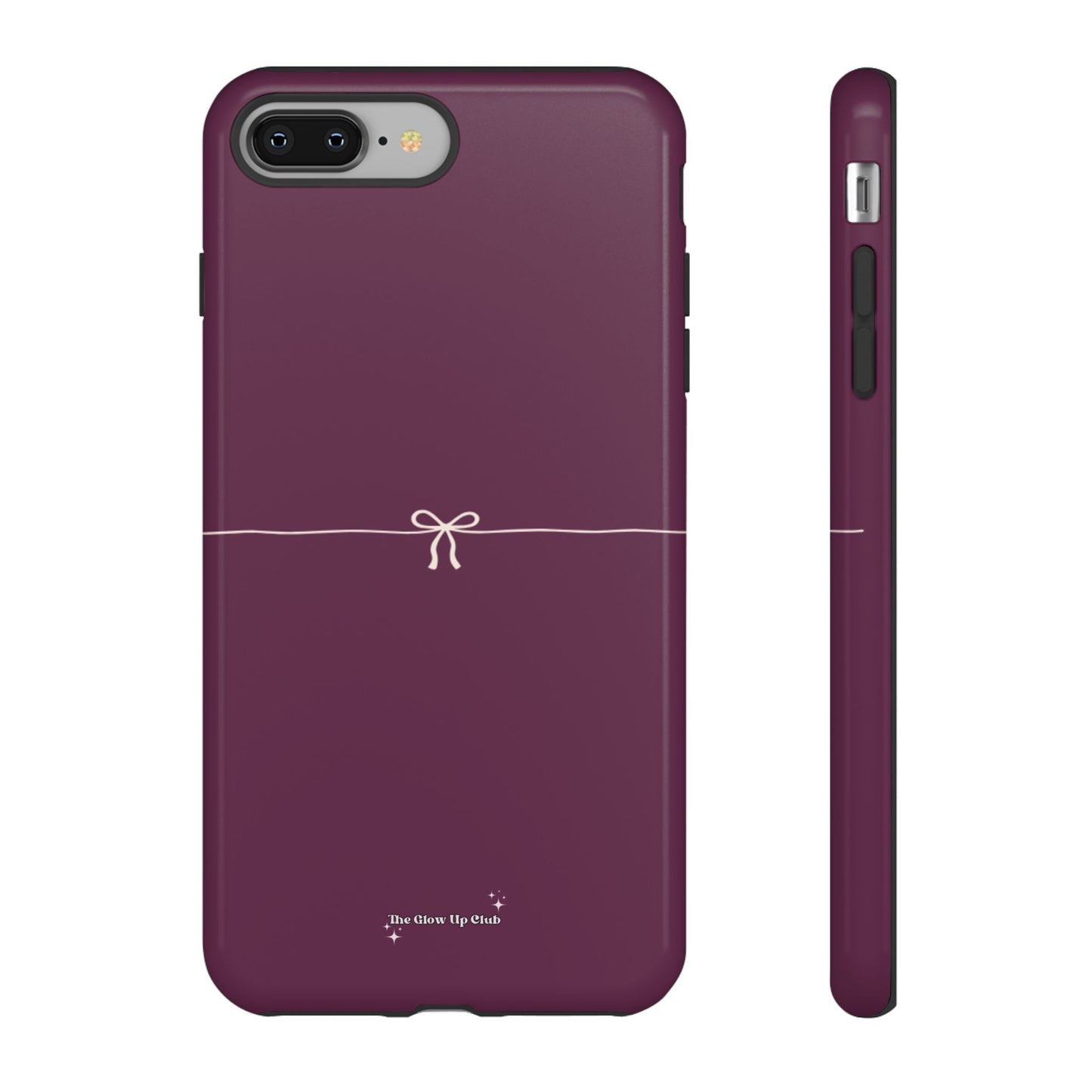 Simple ribbon burgundy - tough case