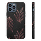 Rose gold leaves minimalistic - tough case