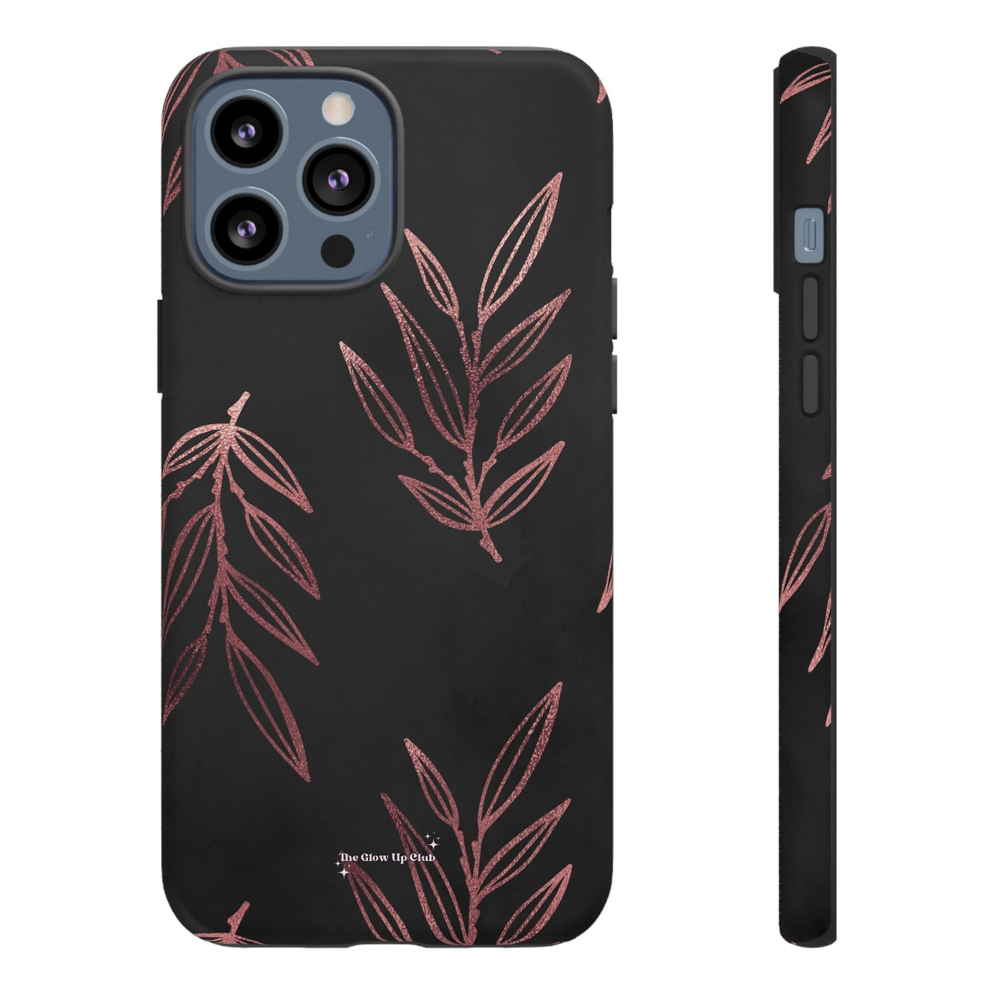 Rose gold leaves minimalistic - tough case