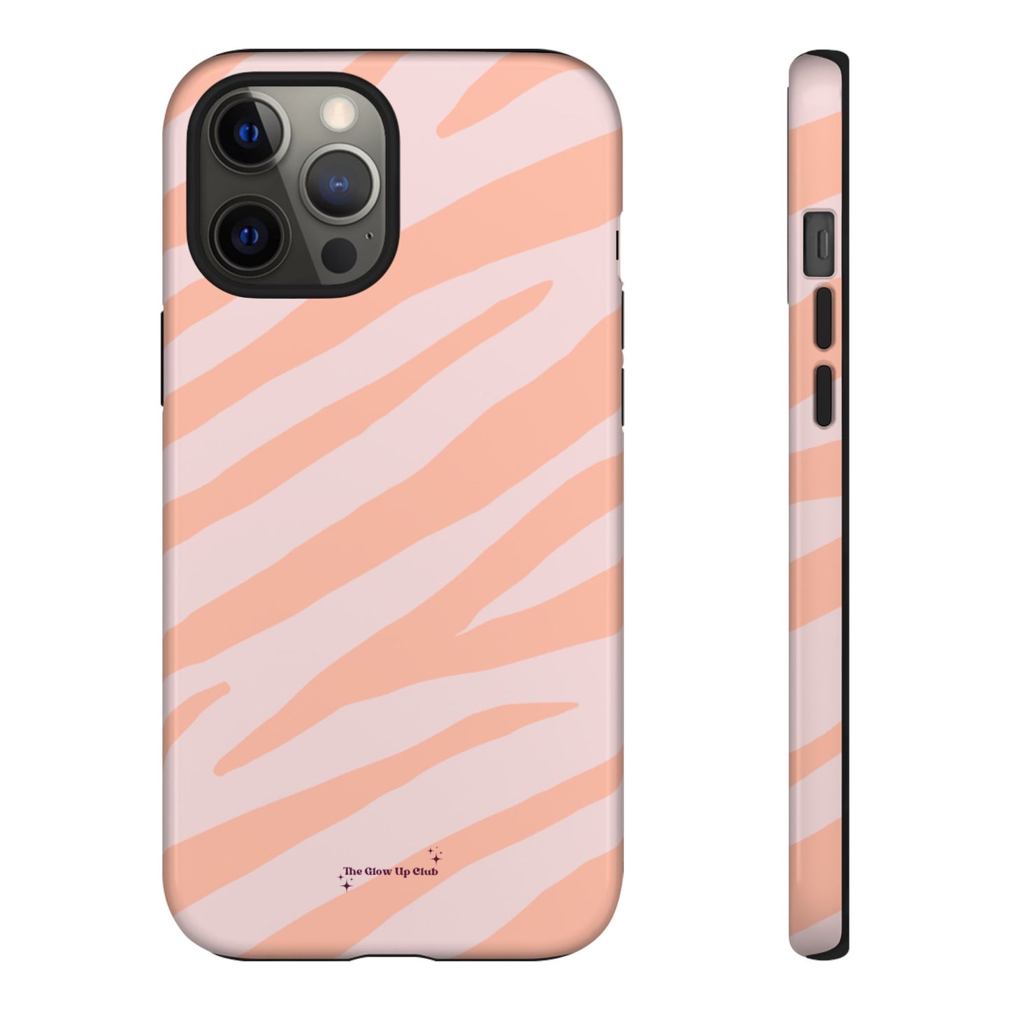 Zebra print orange - tough case