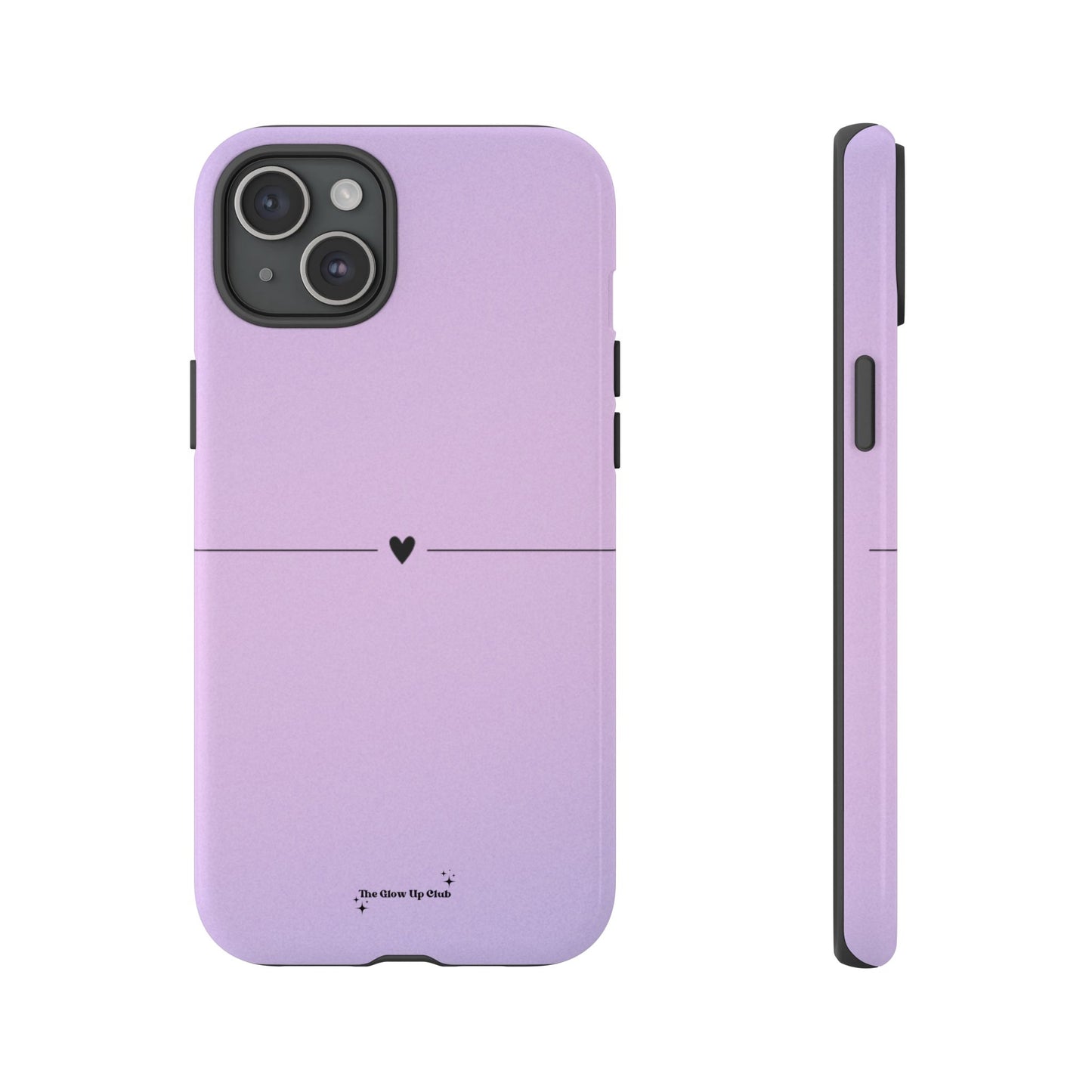 Pastel purple heart - tough case