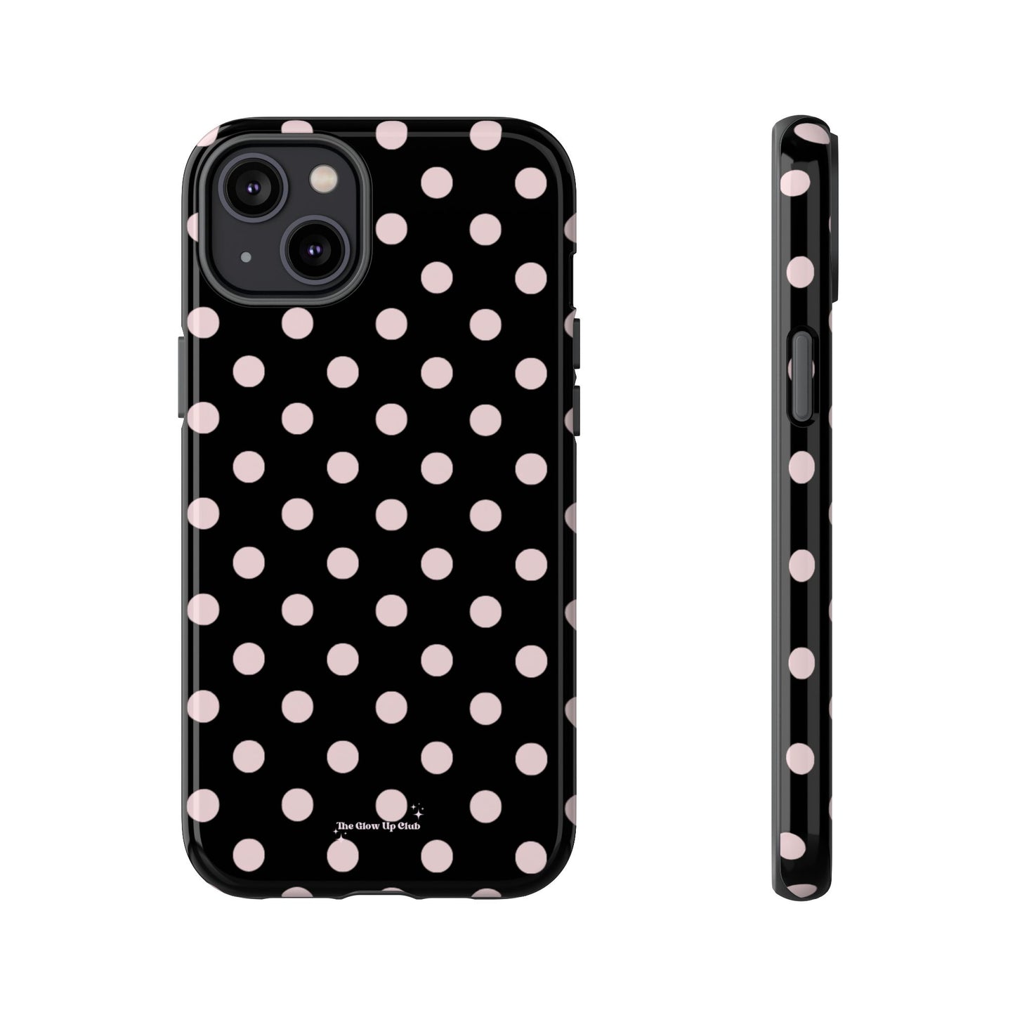 Black and pink dots - tough case