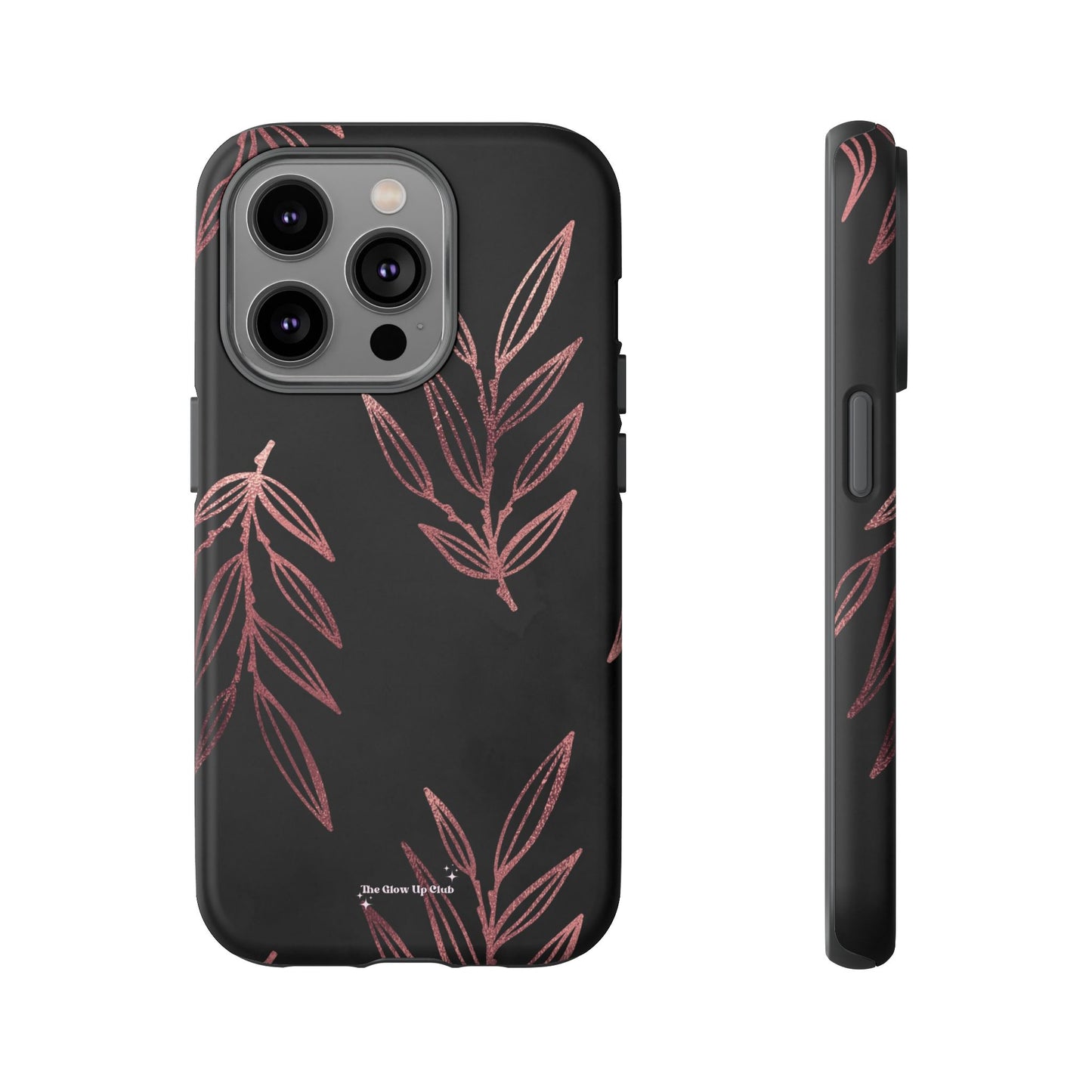 Rose gold leaves minimalistic - tough case