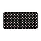 Dots black - Desk Mat