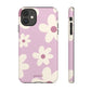 Floral pattern purple - tough case