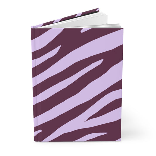 Zebra print purple Journal