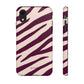 Zebra print cream - tough case