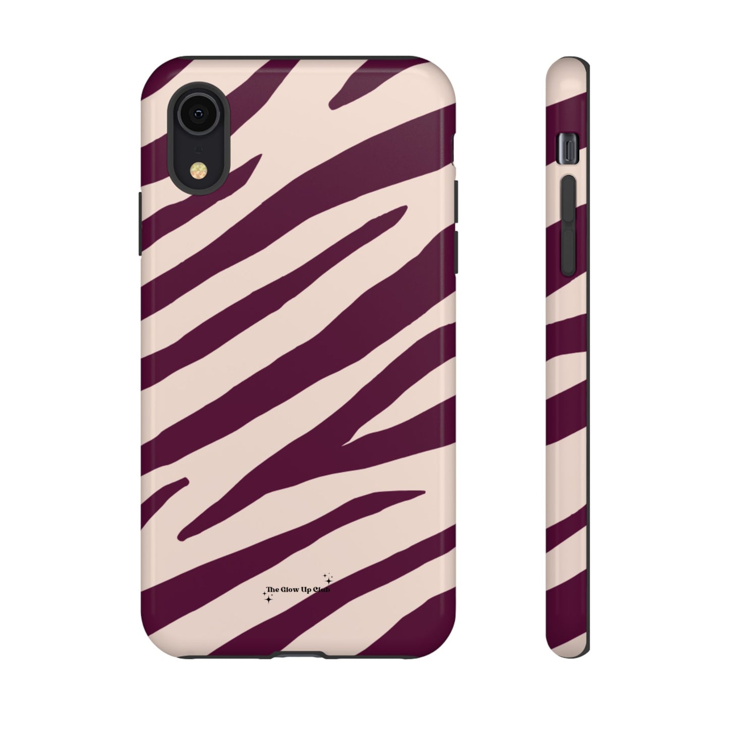 Zebra print cream - tough case