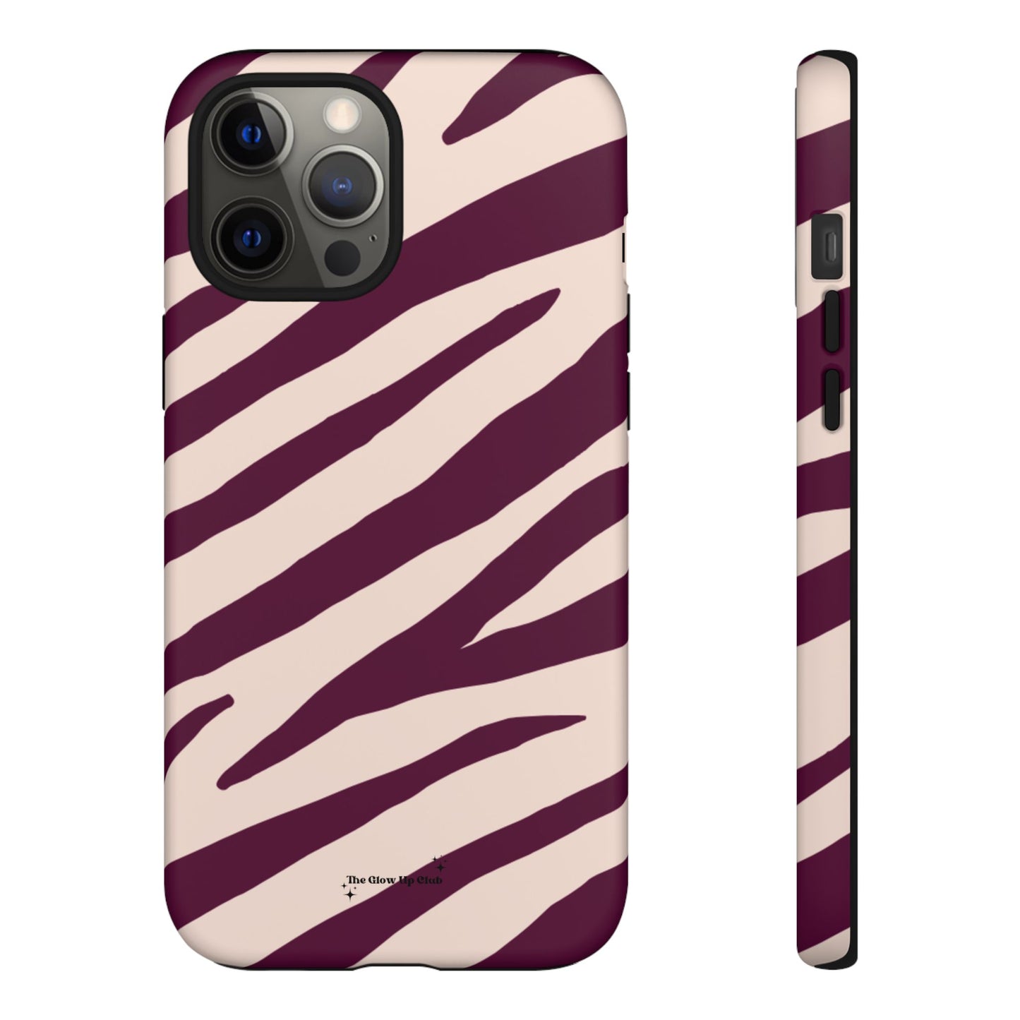 Zebra print cream - tough case