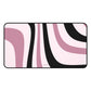 Dark pink waves - Desk Mat