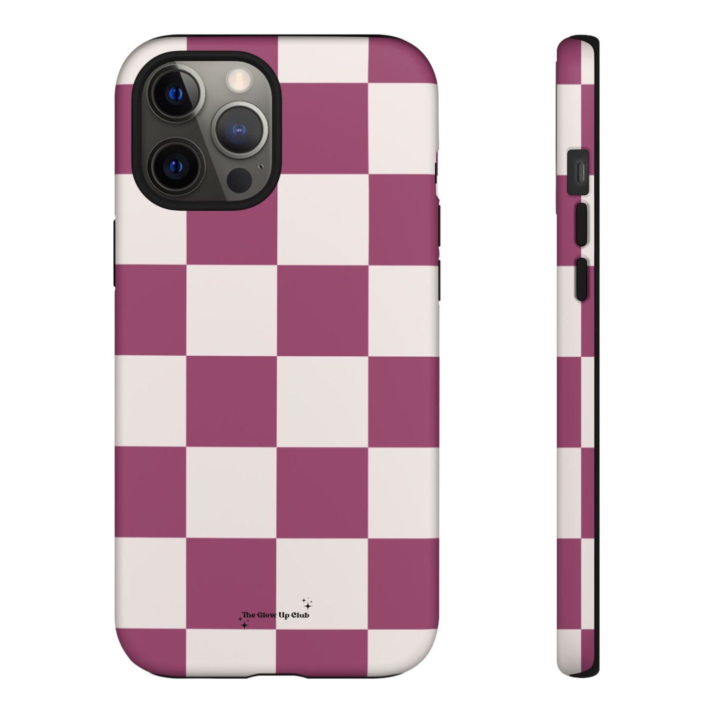 Burgundy checkers - tough case