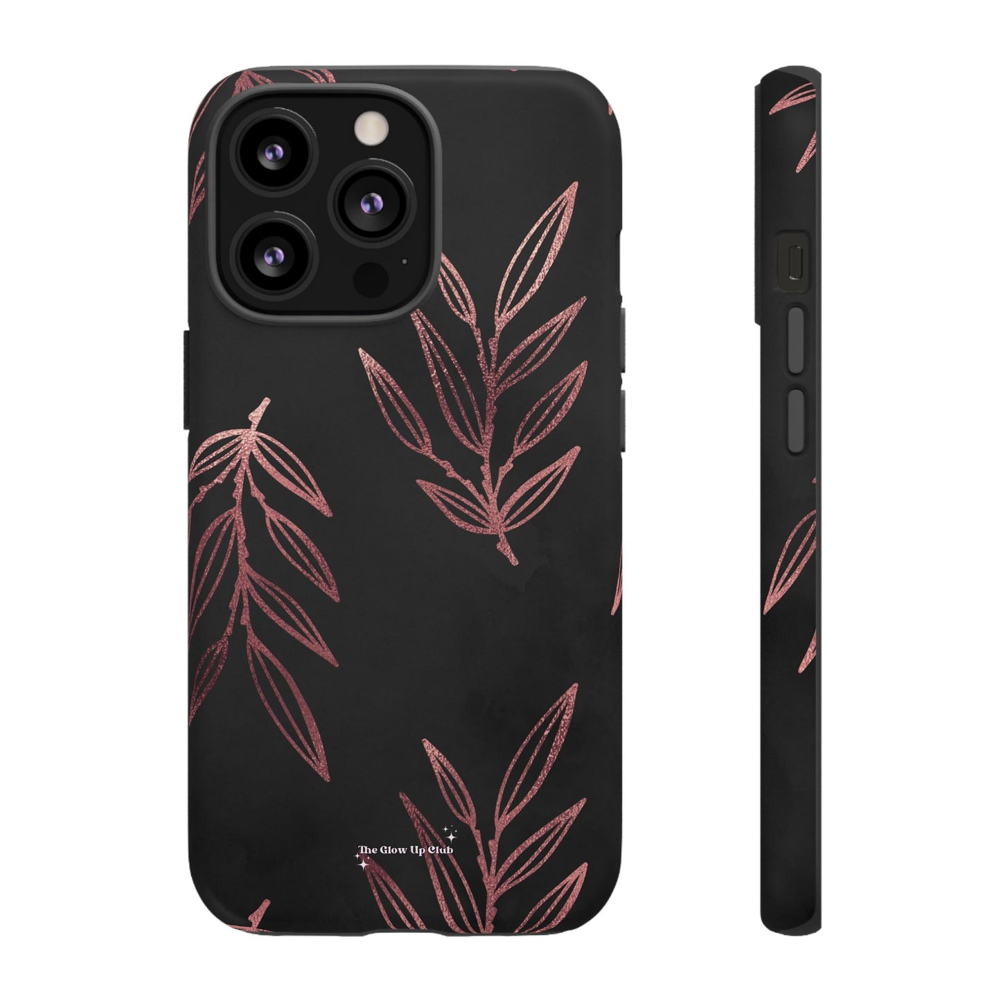 Rose gold leaves minimalistic - tough case