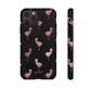 Rose gold flamingos - tough case