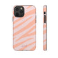 Zebra print orange - tough case