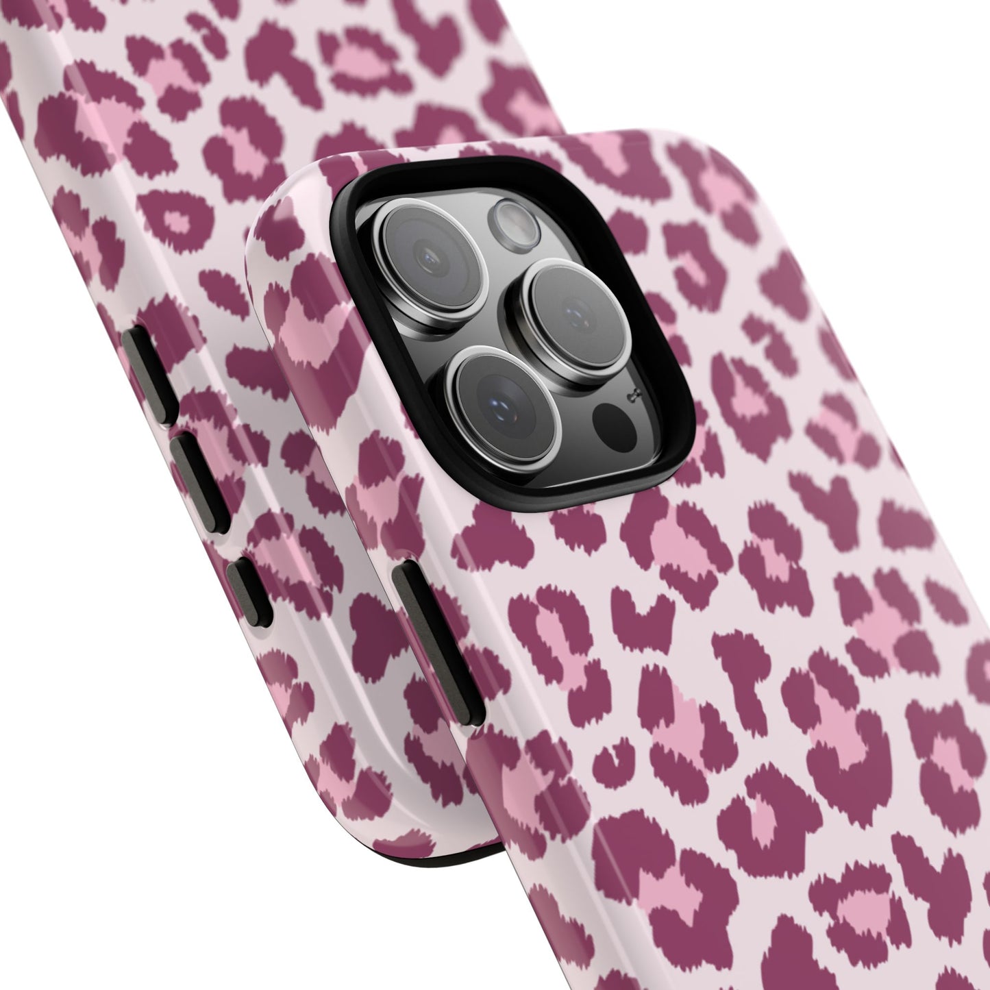 Leopard print double pink - tough case