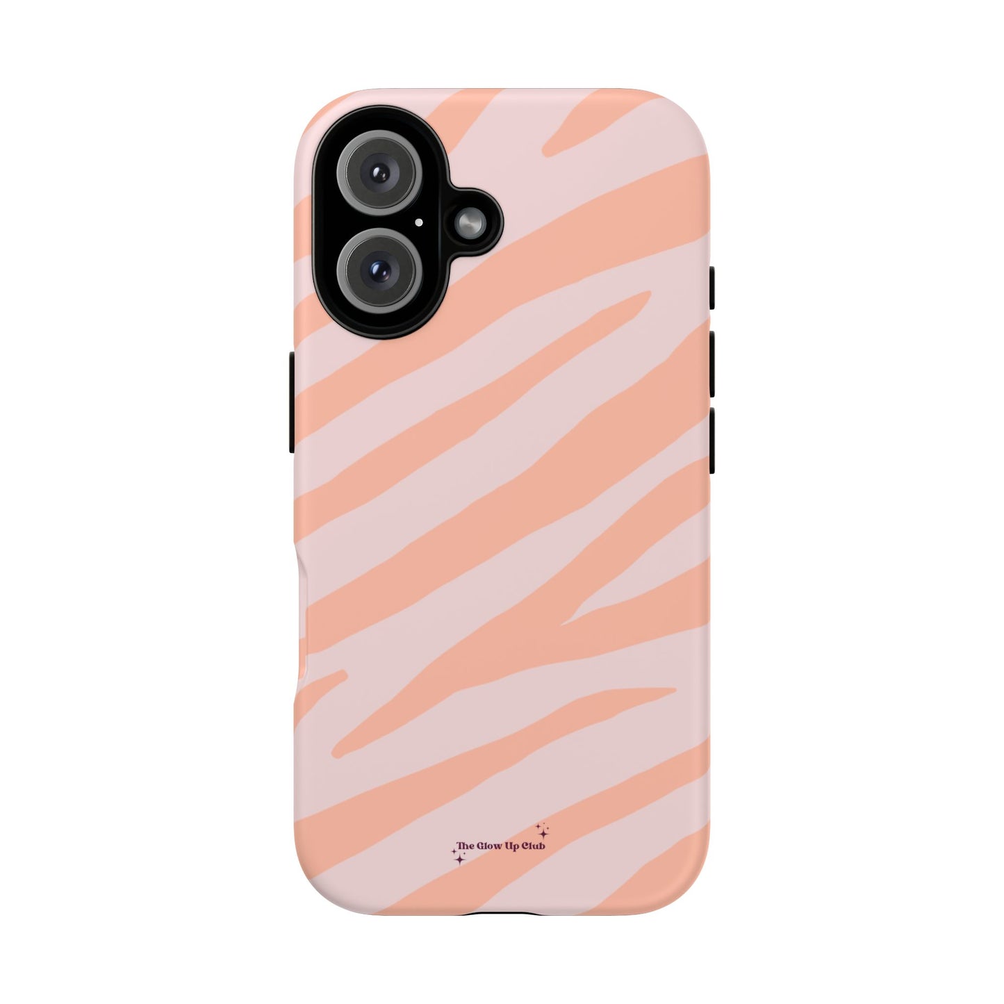 Zebra print orange - tough case