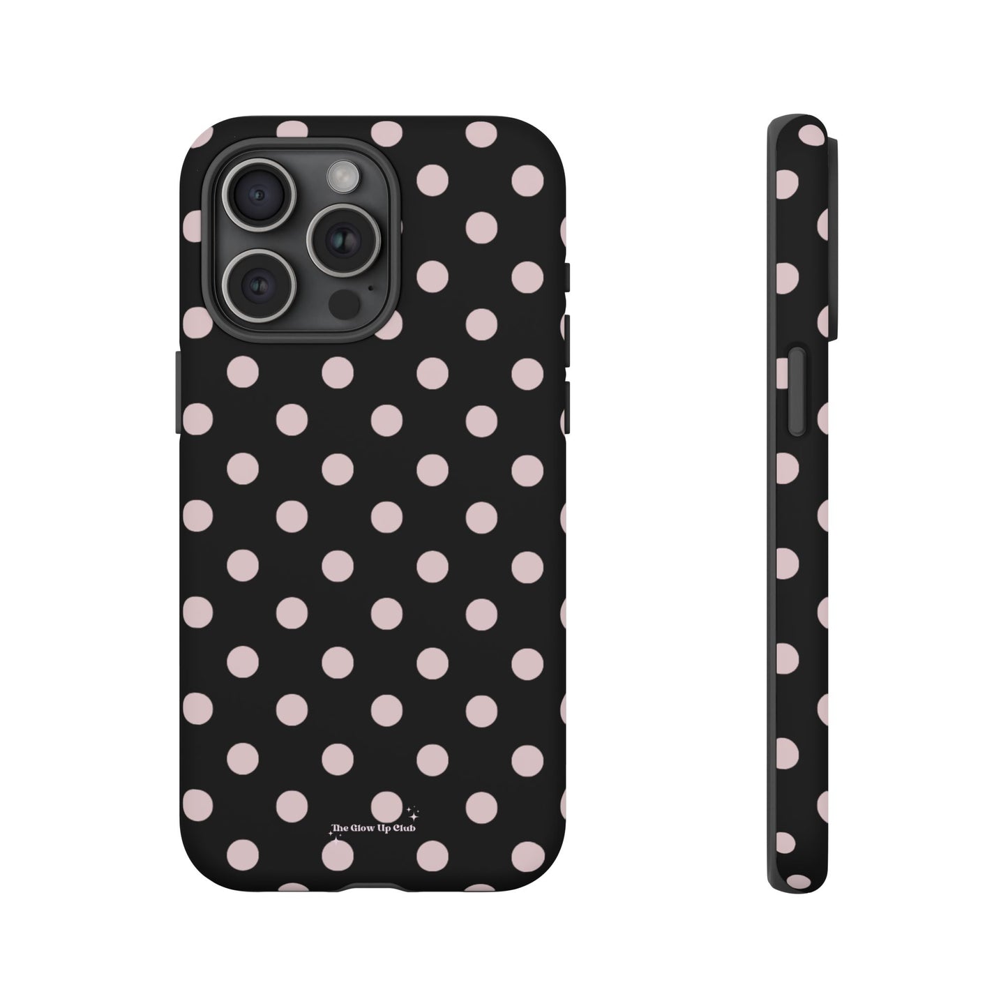 Black and pink dots - tough case