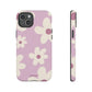 Floral pattern purple - tough case