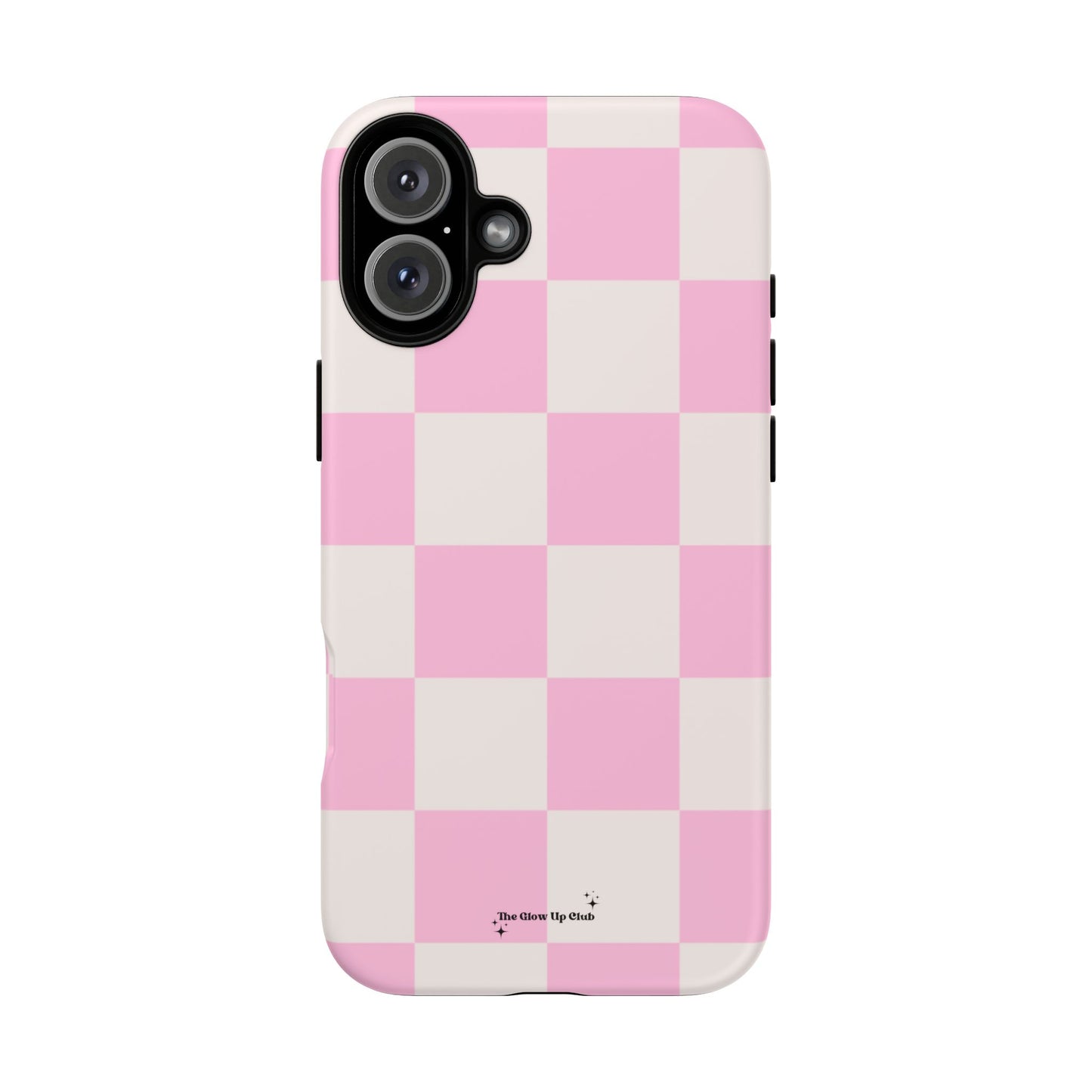 Pink white checkers - tough case