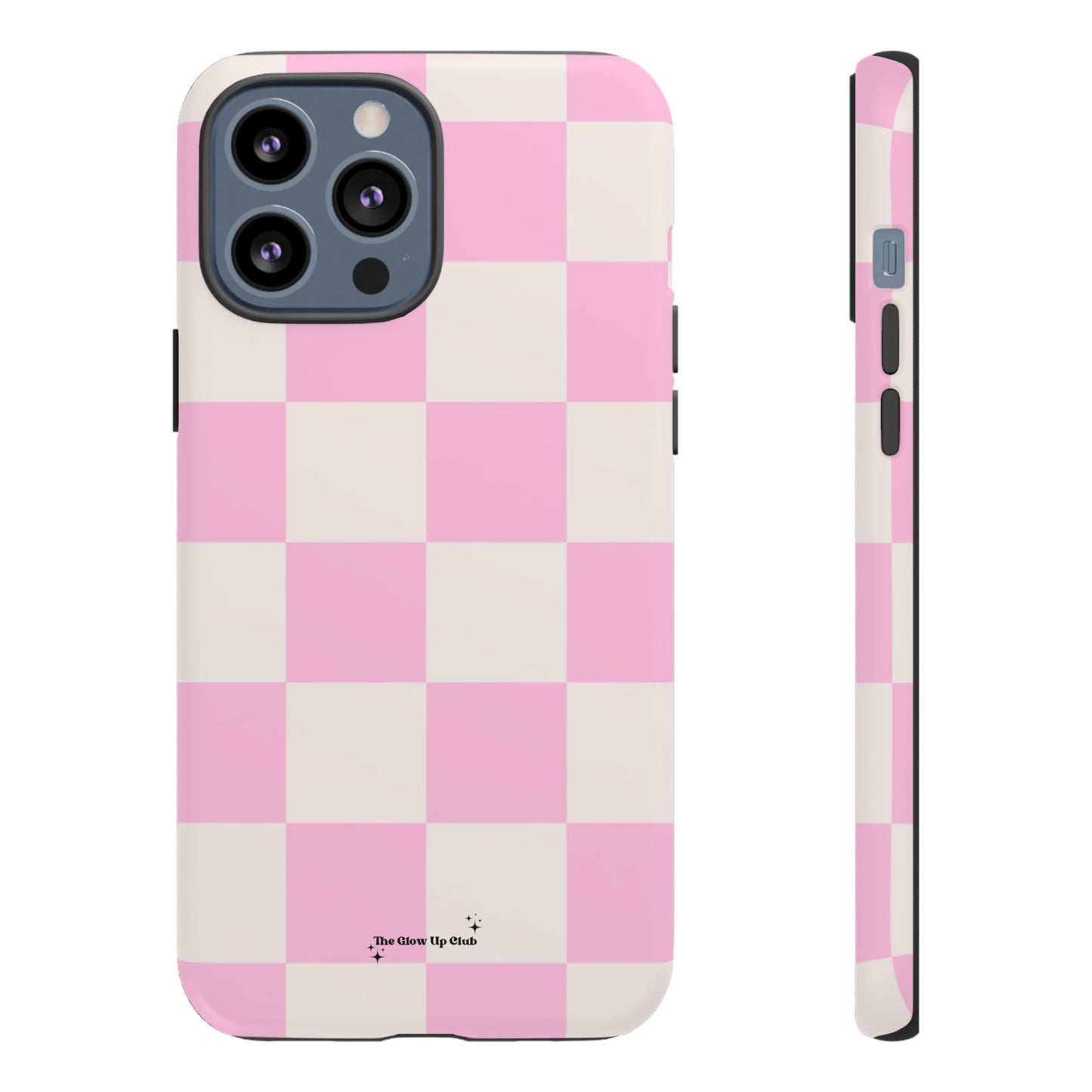 Pink white checkers - tough case