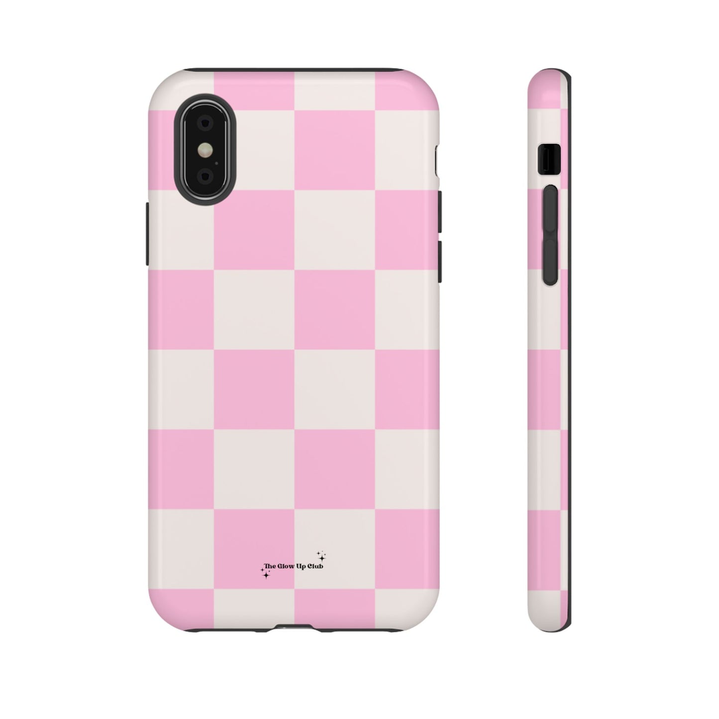 Pink white checkers - tough case