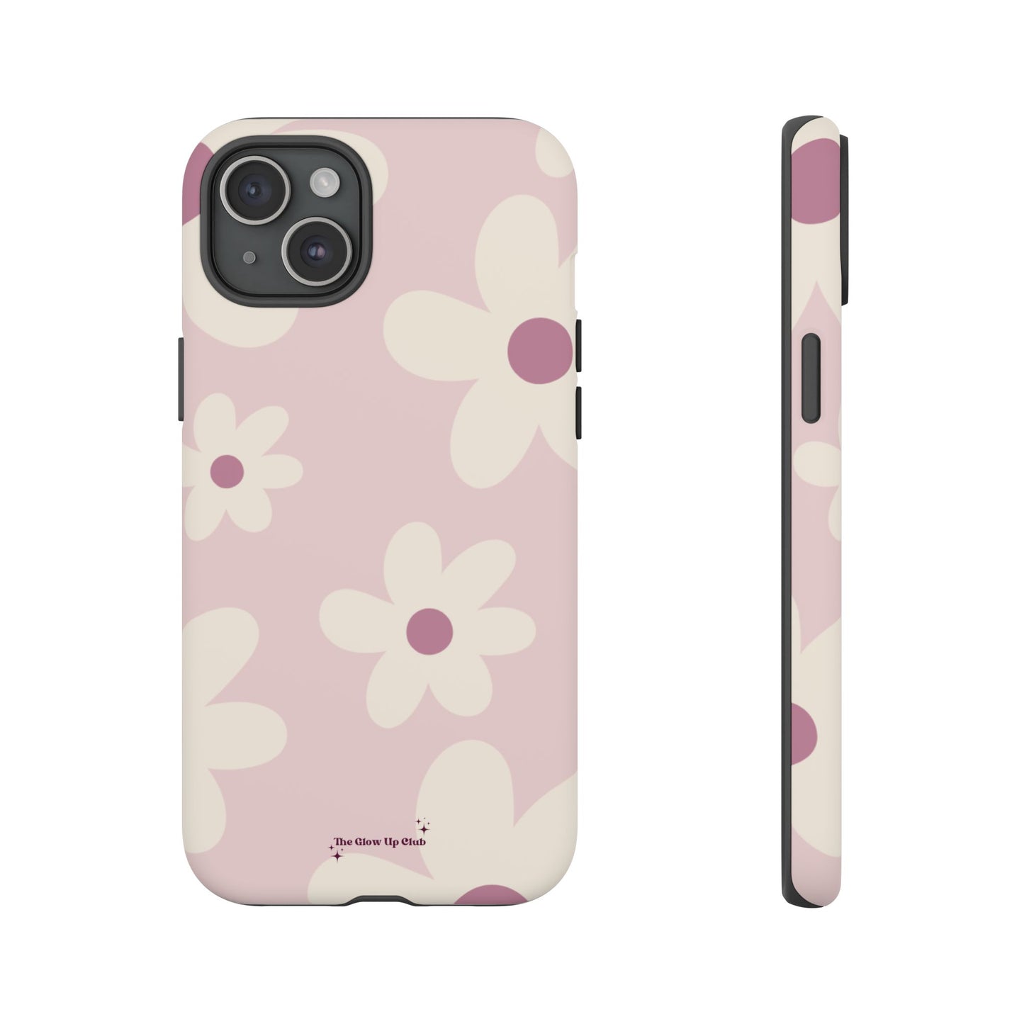 Floral pattern pink - tough case