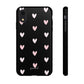 Black heart pattern - tough case