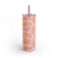 Orange and pink giraffe Tumbler, 20oz