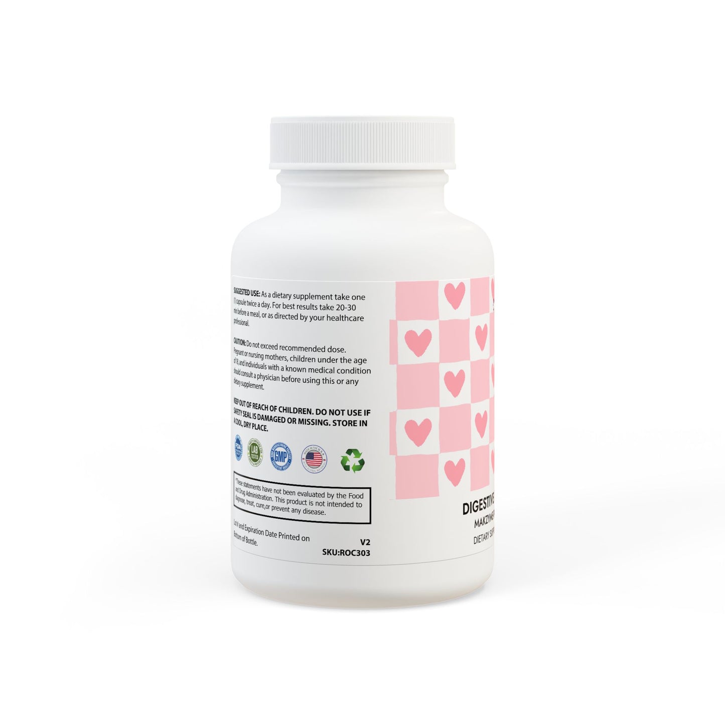 Digestive Enzyme Blend Supplement (60 Capsules)