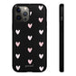 Black heart pattern - tough case