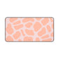 Orange and pink giraffe - Desk Mat