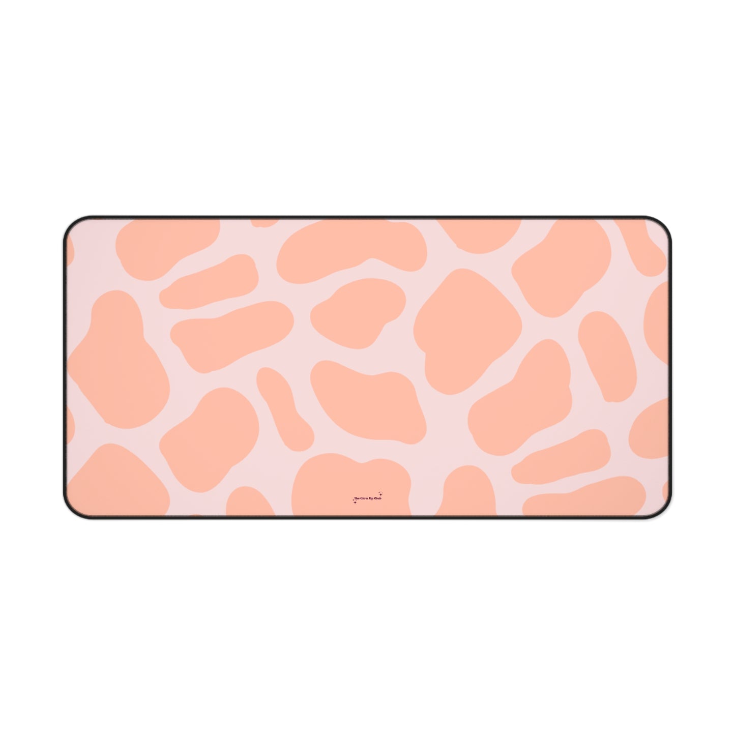 Orange and pink giraffe - Desk Mat