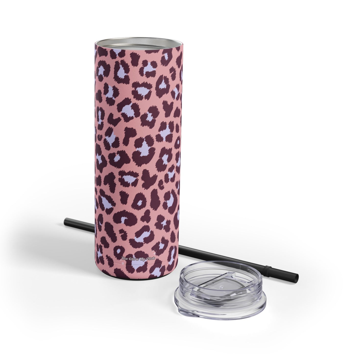 Leopard print purple Tumbler, 20oz