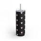 Black heart pattern Tumbler, 20oz