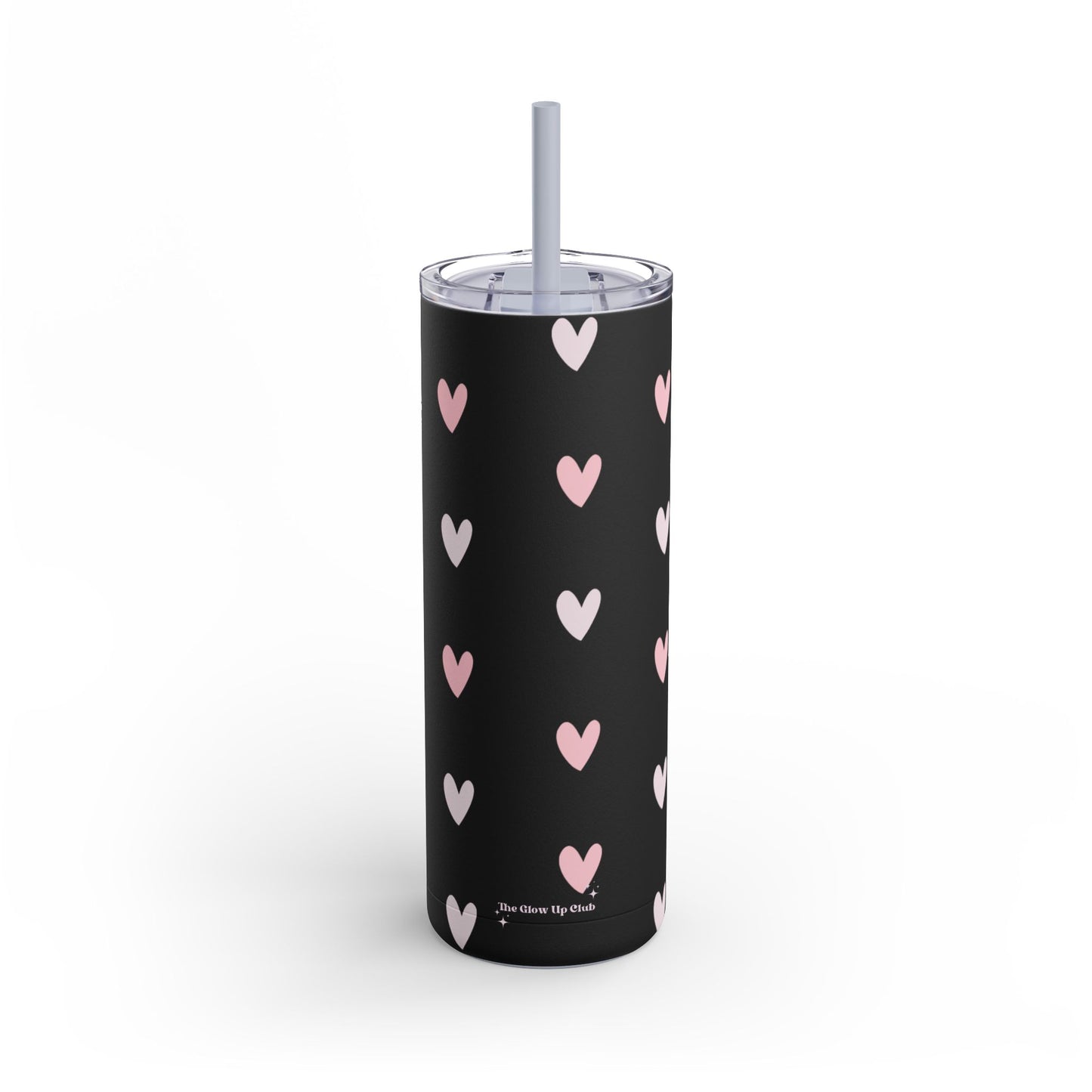 Black heart pattern Tumbler, 20oz