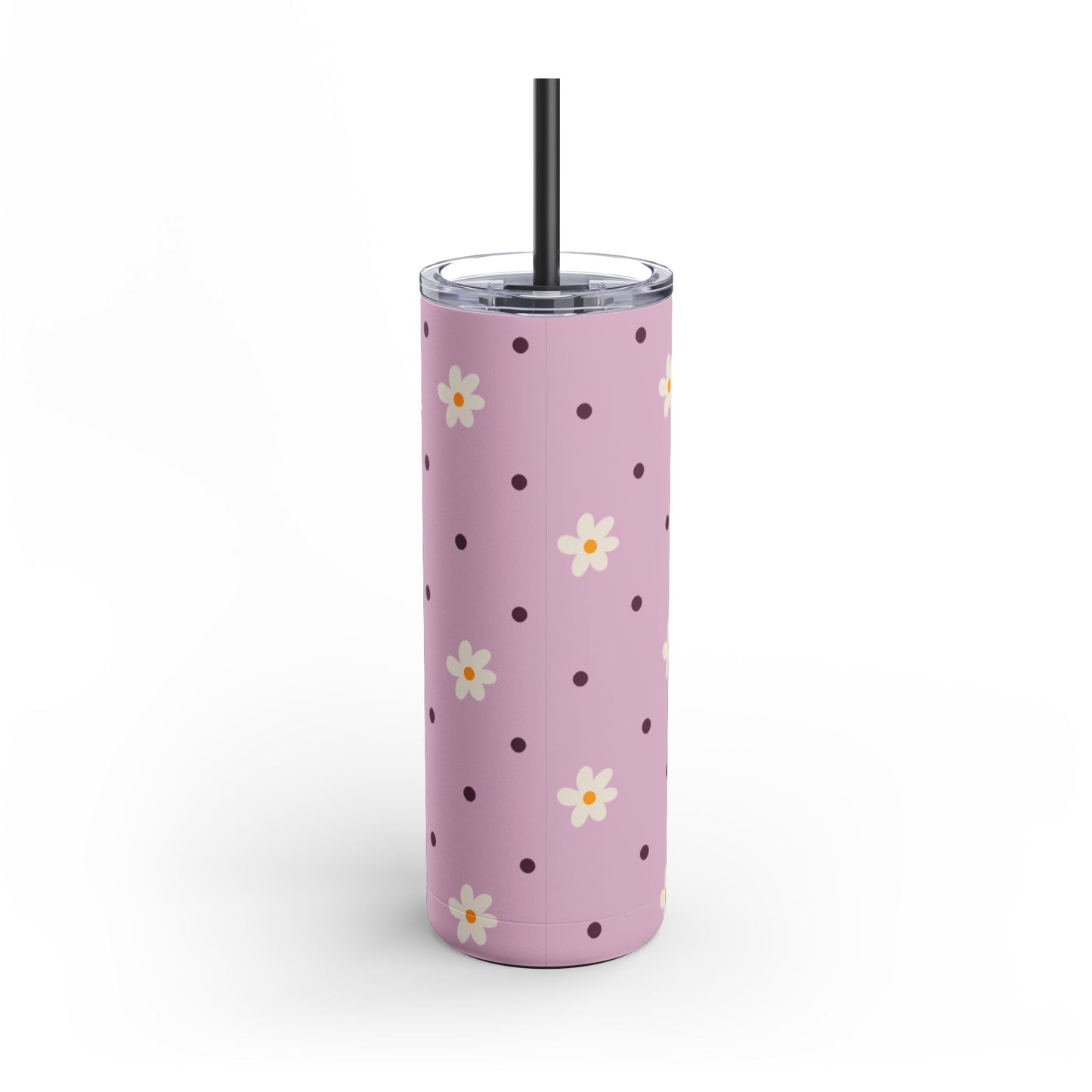 Flowers and dots pink Tumbler, 20oz