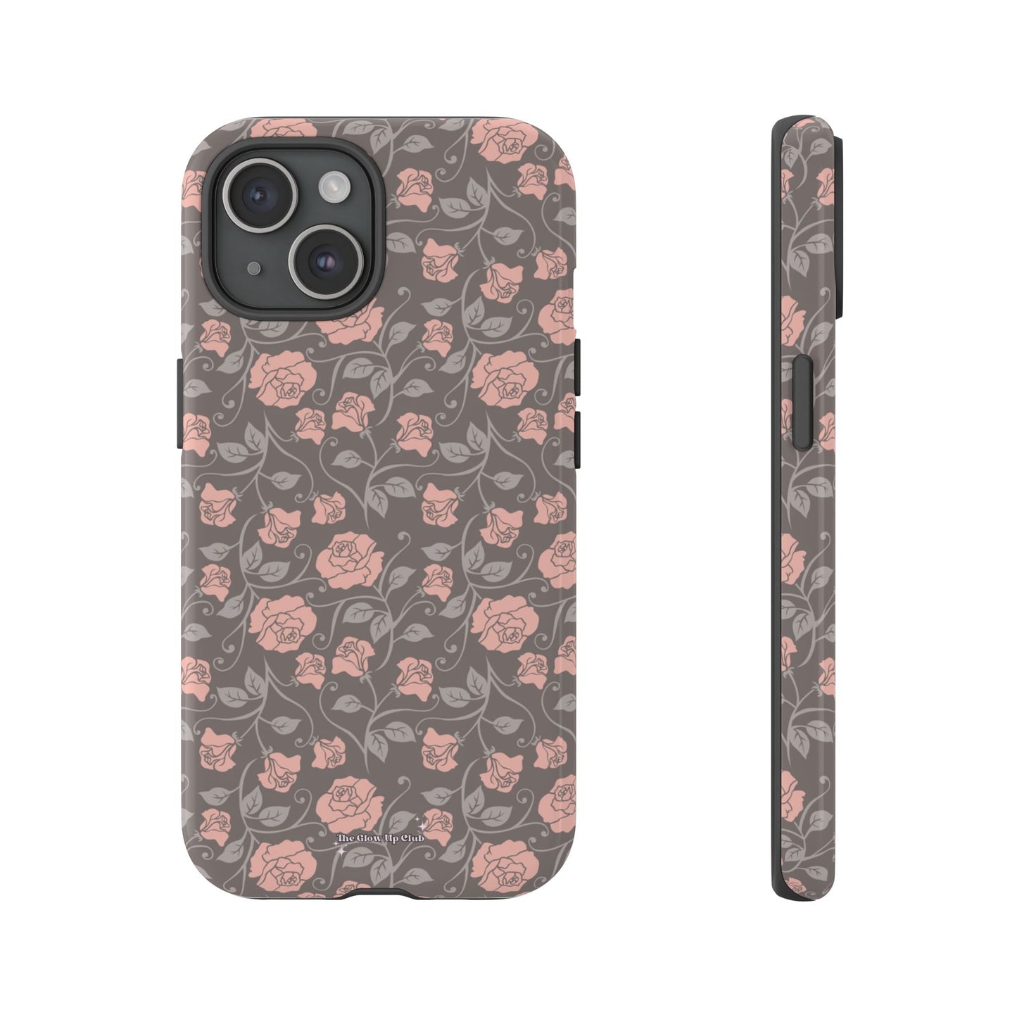 Small roses brown - tough case