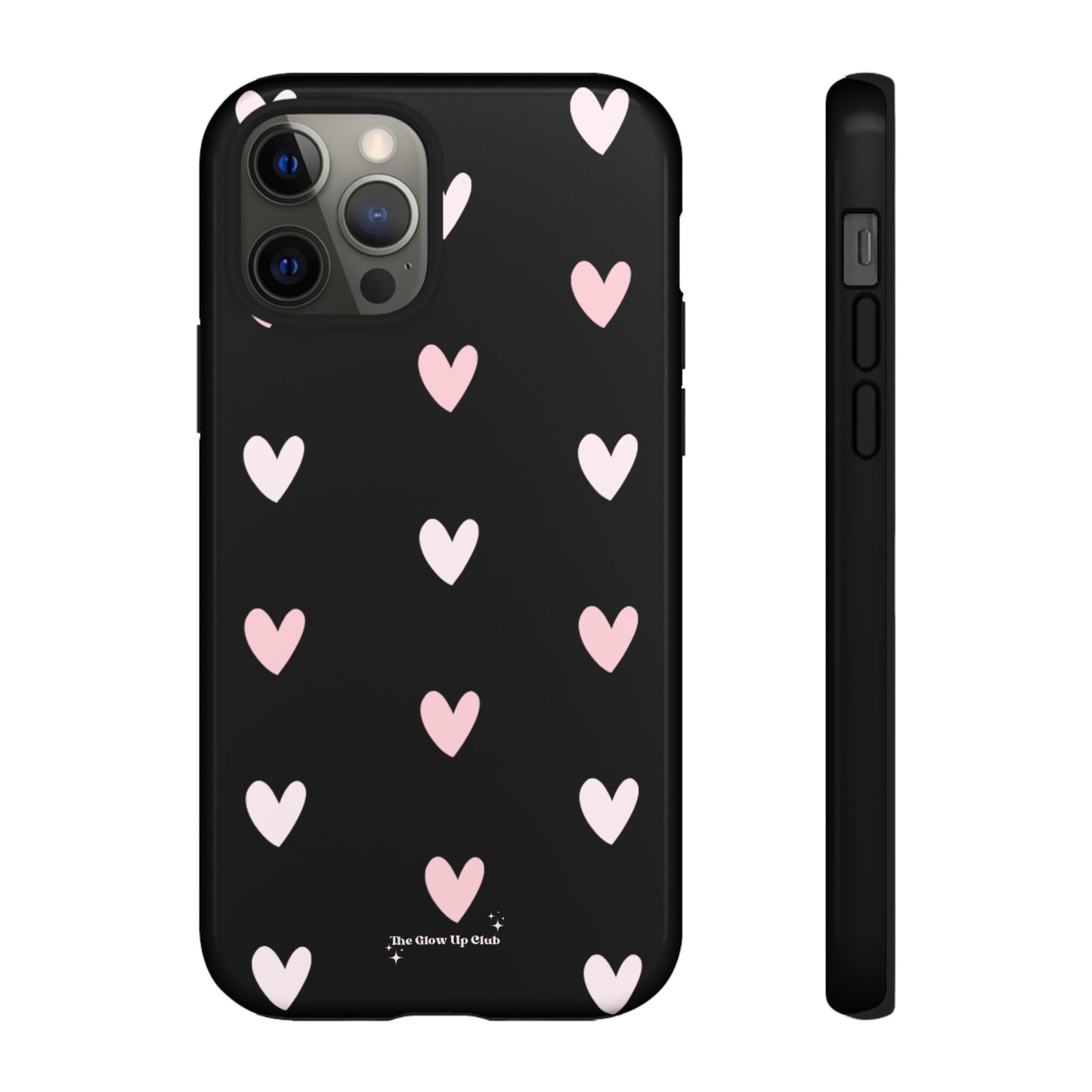 Black heart pattern - tough case