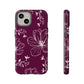 Realistic flowers burgundy - tough case