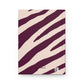 Zebra print cream Journal