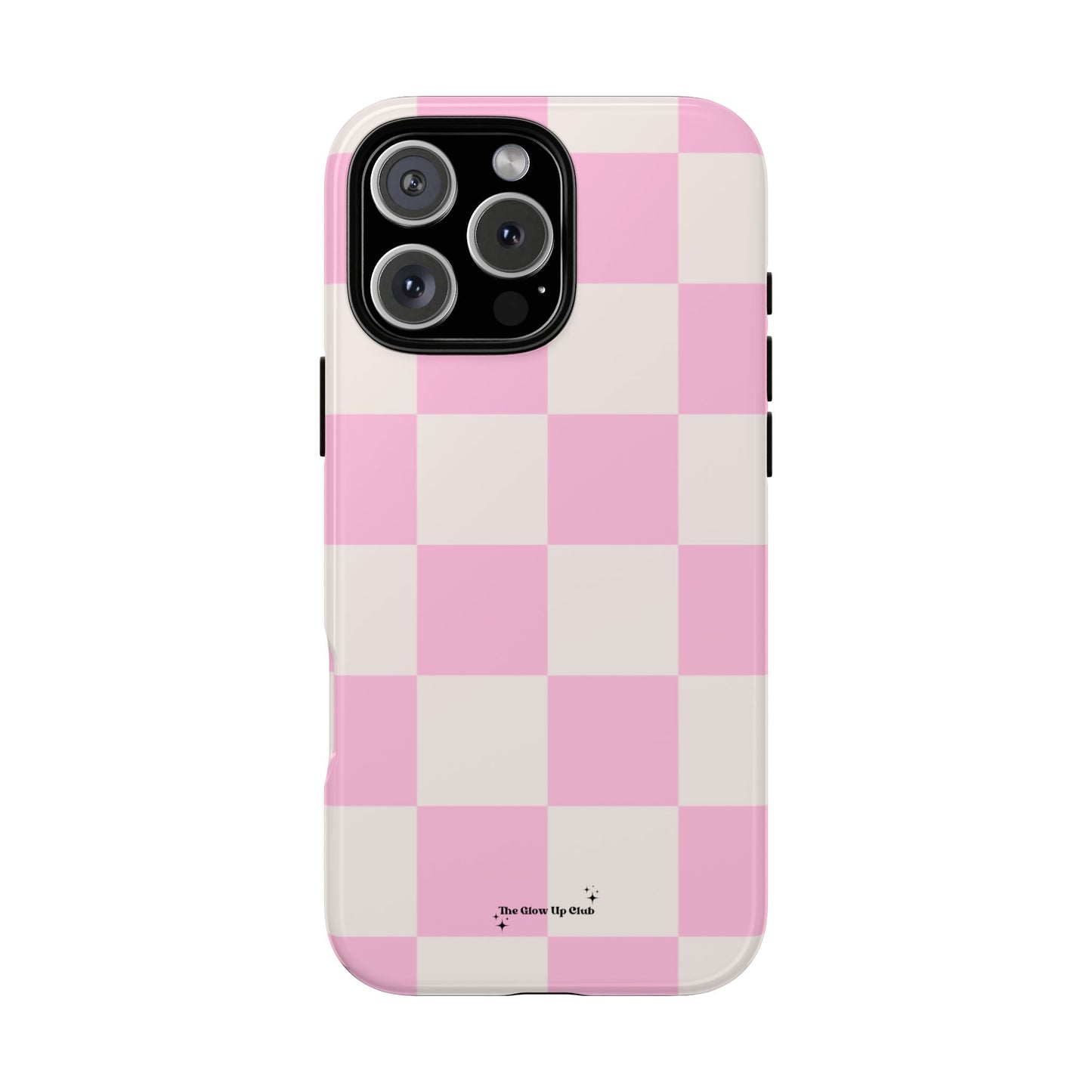 Pink white checkers - tough case